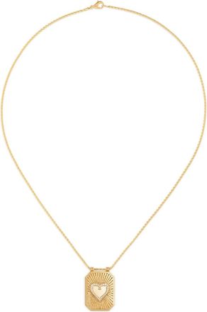 Marie Lichtenberg Collana Heart Scapular in oro giallo 18kt