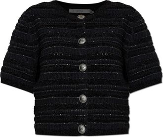 Gestuz Cardigan Gzcailie - Dames - Vesten - Zwart - XS - Katoen - Truien & Vesten