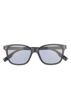 McQ by Alexander McQueen 51mm Square Sunglasses in Black Black Grey at Nordstrom Rack