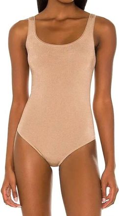 Wolford Jamaika String Bodysuit In Beige