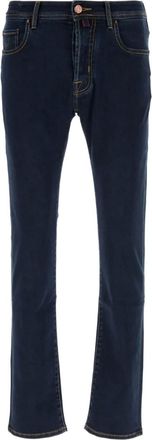 Jacob Cohen Jeans con design a cinque tasche - Blu