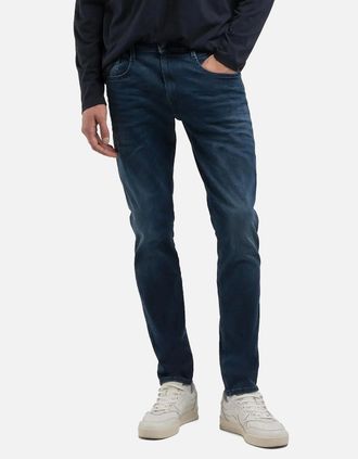 Replay Mens Replay Hyperflex Anbass Slim Tapered Jeans - Navy - Size: 30/32/32
