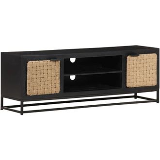 vidaXL Mobile Porta tv 120x30x40 cm in Legno Massello di Mango - Vidaxl