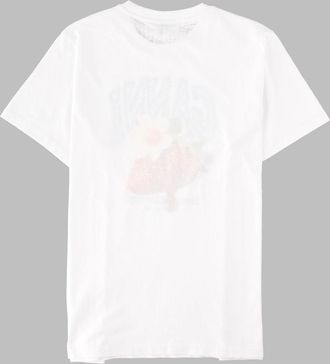 Ganni Strawberry Print T-Shirt - White