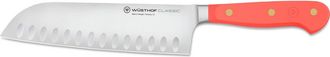W&uuml;sthof Classic 7-Inch Hollow Edge Santoku in Pink at Nordstrom