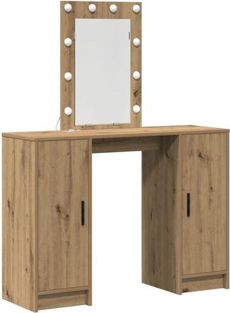 vidaXL Dressing Table Brown 102 x 33 x 135 cm Engineered wood Vidaxl