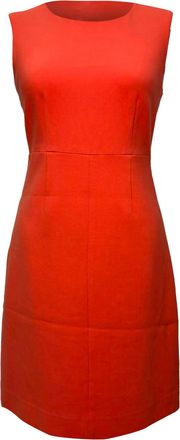 Diane Von F&uuml;rstenberg Reona Two Tangerine Sheath Dress in Orange Polyester