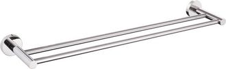 Adema Rise Dubbele Handdoekrek - 60 cm - passend bij Grohe Chrome