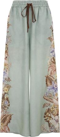 Zimmermann Broeken, Dames, Veelkleurig, S, Coco Broeken