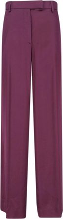 Dries Van Noten Purple Tailored Trousers