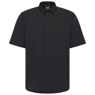 Jack Wolfskin Sierra Canyon S/S Shirt Hemd f&uuml;r Herren | schwarz