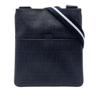 Fendi Pre-owned Crossbody Bag - Heren - Pre-owned - Blauw - Maat: ONE Size Leer