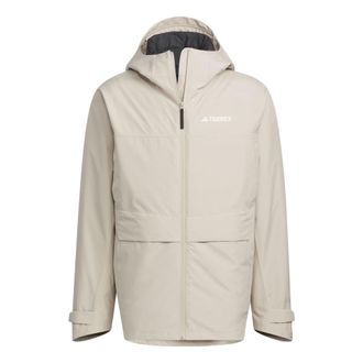 adidas Terrex 3-In-1 Rain.Rdy Parka Asia Sizing Beige Black IL8986