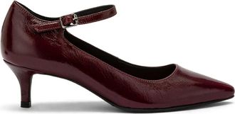 Carmens Deva Strap - Dames - Pumps - Rood - 36 EU - Leer - Schoenen