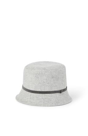 Brunello Cucinelli Bucket hat in Light Grey at Nordstrom, Size Medium