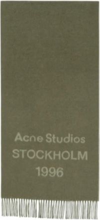 Acne Studios Accessories - Dames - Wintersjaals - Groen - ONE Size - Accessoires
