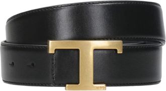 Tod's Omkeerbare Tijdloze Riem - Heren - Riemen - Zwart - 95 CM - Accessoires