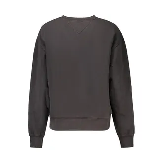 Tommy Hilfiger Logo-Appliqu&eacute; Cotton Sweatshirt - Black