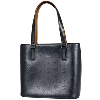 Louis Vuitton Monogram Mat Blue Monogram Mat Tote Bag (Pre-Owned)