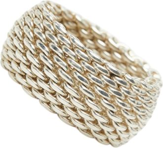 Tiffany & Co. Silver Silver 925 Band Ring (Pre-Owned)