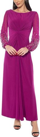 Marina Rossini Beaded Maxi Dress