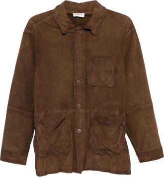 P.A.R.O.S.H. P. A.R. O.S. H. Womens Suede Leather Jacket