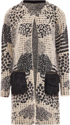 Faina Vest Dames beige/ zwart