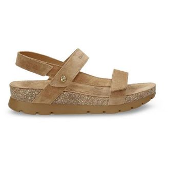 Panama Jack Selma Velour Sandalen f&uuml;r Damen | beige/braun