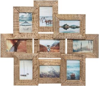 Atmosphera Atmosphera - Marco De Montaje Fotogr&aacute;fico &laquo;elsa&raquo; - Madera De Mango 9 Fotos Cr&eacute;ateur DInt&eacute;rieur