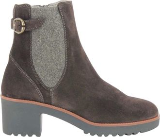 DL Sport Schoenen, Dames, Bruin, 37 EU, 7245 Enkellaarsjes