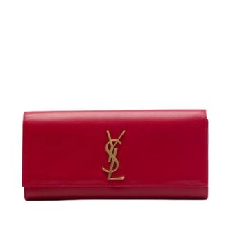 Saint Laurent Pre-owned Clutch - - Pre-owned - Donna - Rosso - ONE SIZE