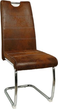 Regalos Miguel Regalos Miguel - Sillas Comedor - Silla Hallen Polipiel - Marr&oacute;n Vintage