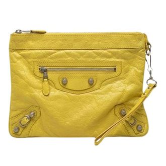 Balenciaga Pre-owned Clutch Bag con borchie - - Pre-owned - Donna - Giallo - ONE SIZE