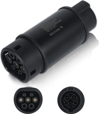 OEM Adaptador De Cable De Carga Para Veh&iacute;culos El&eacute;ctricos, M&aacute;x. 32 A, 240 V Ca, Ip54, Adaptador De Tipo 1 A Tipo 2, Adaptador Para Veh&iacute;culos El&eacute;ctricos Sa