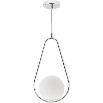 Fabrilamp Colgante Aimee 1xe27 Al.reg.xd.21,5cm Cromo