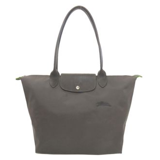 Longchamp Gray Nylon Tote Bag (Pre-Owned)