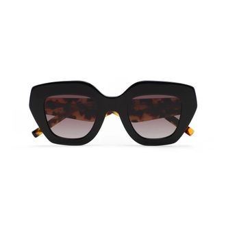 Kaleos Sunglasses, female, Black, Size: 48 MM Halsey 001 Sunglasses