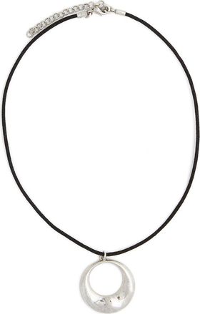 Petit Moments Infinity Pendant Cord Choker Necklace in Silver at Nordstrom