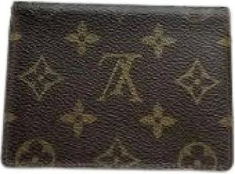 Louis Vuitton Pre-owned Wallets, female, Brown, Size: ONE SIZE Pre-owned Leather Wallet