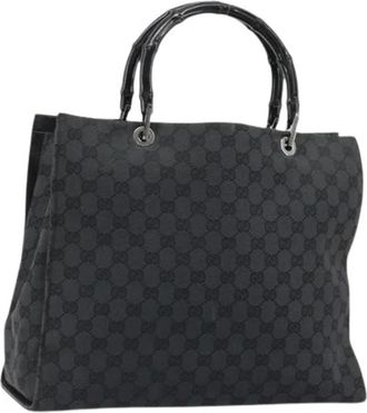 Gucci Pre-owned Tote Bags, female, Black, Size: ONE SIZE Pre-owned Vintage Tote Bag