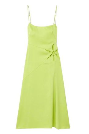 Cult Gaia Imogen Lime Midi Dress Size M