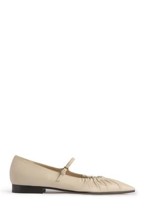Neil J. Rodgers Ruche Mary Jane in Bone at Nordstrom, Size 35.5