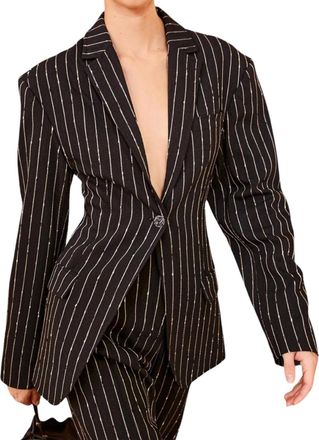 Ulla Johnson Dhemi Blazer In Noir