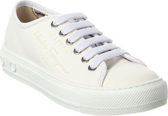 Ferragamo Mediterr Eco Canvas Sneaker