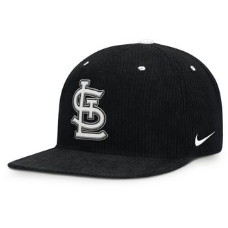 Nike St. Louis Cardinals Pro Nike Mens MLB Adjustable Hat in Black | NB4910DWSCN-KEN