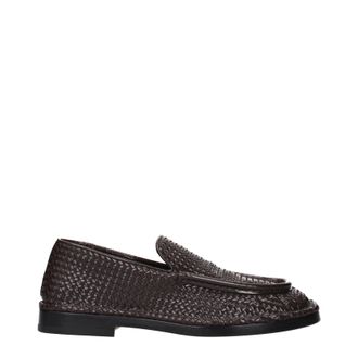 Bottega Veneta Herrens Daddy Loafers aus braunem/dunklem Schokoladenleder