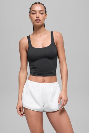 Alo Softsculpt Precision Tank Top in Black, Size: Medium