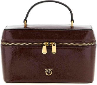 Pinko Crumpled effect leather handbag