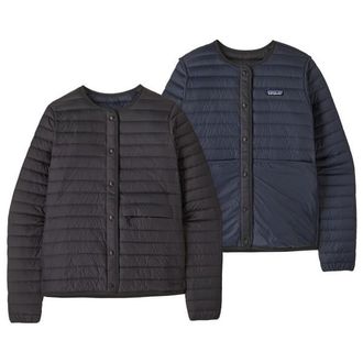 Patagonia LW Reversible Down Sweater Cardigan Daunenjacke f&uuml;r Damen | grau
