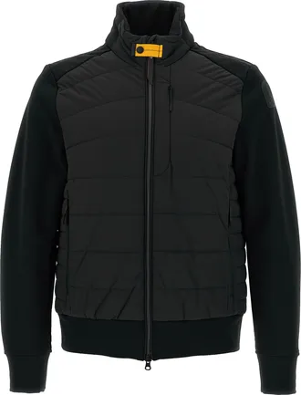 Parajumpers Black Polyamide Full-Length Mens Jacket